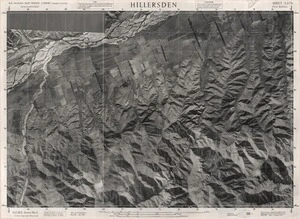 Hillersden / this mosaic compiled by N.Z. Aerial Mapping Ltd. for Lands and Survey Dept., N.Z.