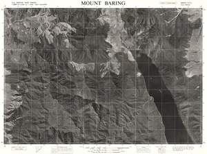 Mount Baring / this map was compiled by N.Z. Aerial Mapping Ltd. for Lands & Survey Dept., N.Z.