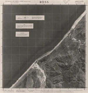 Ross / this mosaic compiled by N.Z. Aerial Mapping Ltd. for Lands and Survey Dept., N.Z.