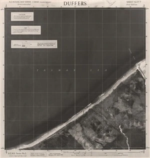 Duffers / this mosaic compiled by N.Z. Aerial Mapping Ltd. for Lands and Survey Dept., N.Z.