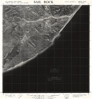 Sail Rock / this map was compiled by N.Z. Aerial Mapping Ltd. for Lands and Survey Dept., N.Z.