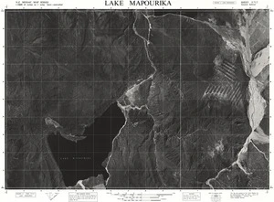 Lake Mapourika / this map was compiled by N.Z. Aerial Mapping Ltd. for Lands & Survey Dept., N.Z.