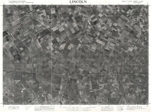 Lincoln / this map was compiled by N.Z. Aerial Mapping Ltd. for Lands & Survey Dept., N.Z.