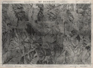 Mt. Herbert / this mosaic compiled by N.Z. Aerial Mapping Ltd. for Lands and Survey Dept., N.Z.