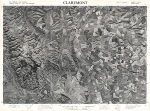Claremont / this map was compiled by N.Z. Aerial Mapping Ltd. for Lands & Survey Dept., N.Z.