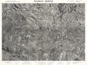 Waihao Downs / this map was compiled by N.Z. Aerial Mapping Ltd. for Lands & Survey Dept., N.Z.