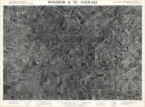 Windsor & Te Aneraki / this map was compiled by N.Z. Aerial Mapping Ltd. for Lands & Survey Dept., N.Z.