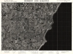 Herbert and Kakanui / this map was compiled by N.Z. Aerial Mapping Ltd. for Lands & Survey Dept., N.Z.