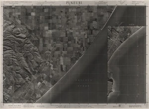Pukeuri / this mosaic compiled by N.Z. Aerial Mapping Ltd. for Lands and Survey Dept., N.Z.