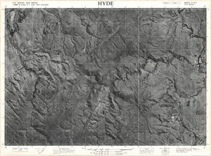 Hyde / this map was compiled by N.Z. Aerial Mapping Ltd. for Lands and Survey Dept., N.Z.