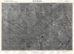 Macraes / this map was compiled by N.Z. Aerial Mapping Ltd. for Lands & Survey Dept., N.Z.