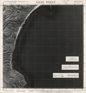 Shag Point / this mosaic compiled by N.Z. Aerial Mapping Ltd. for Lands and Survey Dept., N.Z.