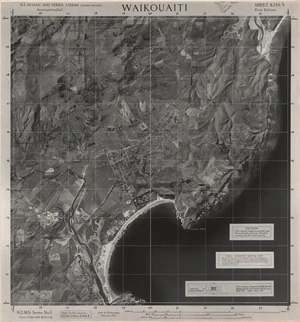 Waikouaiti / this mosaic compiled by N.Z. Aerial Mapping Ltd. for Lands and Survey Dept., N.Z.