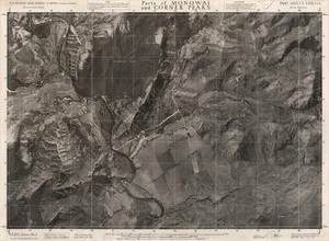 Parts of Monowai and Corner Peaks / this mosaic compiled by N.Z. Aerial Mapping Ltd. for Lands and Survey Dept., N.Z.