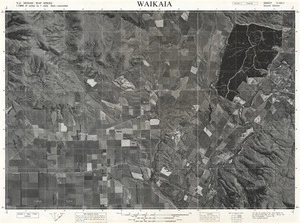 Waikaia / this map was compiled by N.Z. Aerial Mapping Ltd. for Lands & Survey Dept., N.Z.