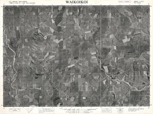 Waikoikoi / this map was compiled by N.Z. Aerial Mapping Ltd. for Lands & Survey Dept., N.Z.