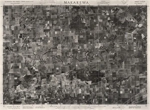 Makarewa / this mosaic compiled by N.Z. Aerial Mapping Ltd. for Lands and Survey Dept., N.Z.