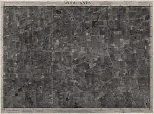 Woodlands / this mosaic compiled by N.Z. Aerial Mapping Ltd. for Lands and Survey Dept., N.Z.