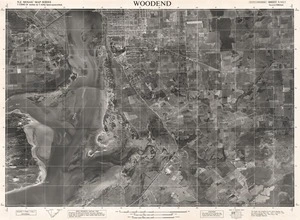 Woodend / this mosaic was compiled by N.Z. Aerial Mapping Ltd. for Lands & Survey Dept., N.Z.