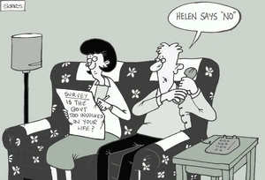 Survey: Is the govt too involved in your life? "Helen says 'no'"