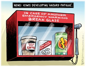 Kiwi's developing 'hazard fatigue'