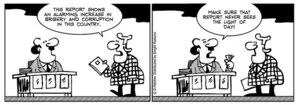 "This report shows an alarming increase in bribery and corruption in this country." "Make sure that report never sees the light of day!" 11 December 2010