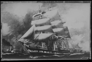 Photograph of painting of the Wellington (Ship)
