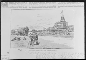 New Zealand graphic and ladies journal :Lancaster Park grounds. 1890