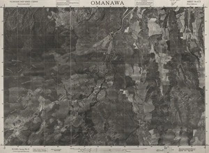 Omanawa / this mosaic compiled by N.Z. Aerial Mapping Ltd. for Lands and Survey Dept., N.Z.