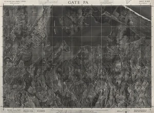 Gate Pa / this mosaic compiled by N.Z. Aerial Mapping Ltd. for Lands and Survey Dept., N.Z.