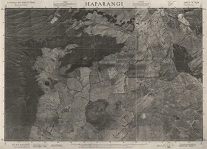 Haparangi / this mosaic compiled by N.Z. Aerial Mapping Ltd. for Lands and Survey Dept., N.Z.