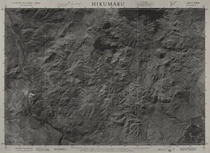Hikumaru / this mosaic compiled by N.Z. Aerial Mapping Ltd. for Lands and Survey Dept., N.Z.