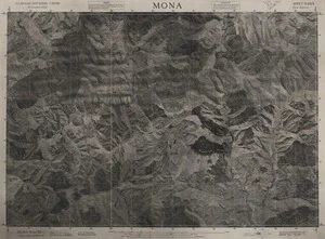 Mona / this mosaic compiled by N.Z. Aerial Mapping Ltd. for Lands and Survey Dept., N.Z.