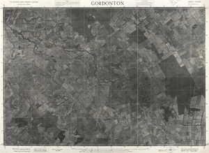 Gordonton / this mosaic compiled by N.Z. Aerial Mapping Ltd. for Lands and Survey Dept., N.Z.