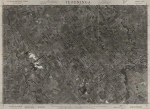 Te Puninga / this mosaic compiled by N.Z. Aerial Mapping Ltd. for Lands and Survey Dept., N.Z.