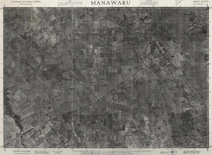 Manawaru / this mosaic compiled by N.Z. Aerial Mapping Ltd. for Lands and Survey Dept., N.Z.