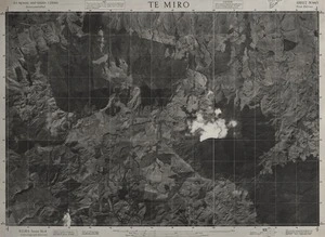 Te Miro / this mosaic compiled by N.Z. Aerial Mapping Ltd. for Lands and Survey Dept., N.Z.