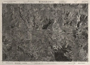 Korakonui / this mosaic compiled by N.Z. Aerial Mapping Ltd. for Lands and Survey Dept., N.Z.