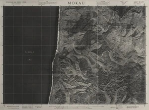 Mokau / this mosaic compiled by N.Z. Aerial Mapping Ltd. for Lands and Survey Dept., N.Z.