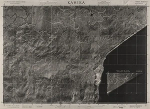 Kahika / compiled by N.Z. Aerial Mapping Ltd. for Lands and Survey Dept. N.Z.