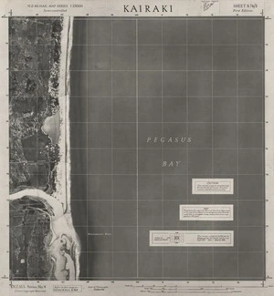 Kairaki / this mosaic compiled by N.Z. Aerial Mapping Ltd. for Lands and Survey Dept., N.Z.
