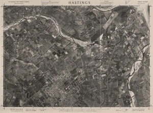 Hastings / this mosaic compiled by N.Z. Aerial Mapping Ltd. for Lands and Survey Dept., N.Z.