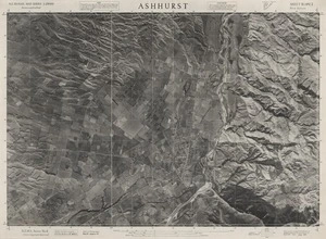 Ashhurst / this mosaic compiled by N.Z. Aerial Mapping Ltd. for Lands and Survey Dept., N.Z.