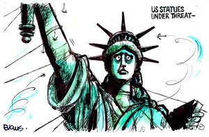 US statues under threat