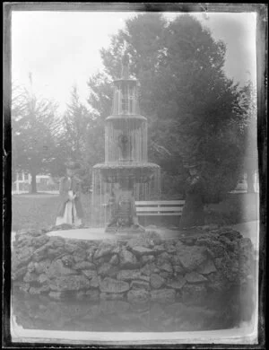 Fountain in public garden