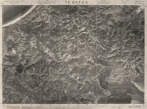 Te Hapua / this mosaic compiled by N.Z. Aerial Mapping Ltd. for Lands and Survey Dept., N.Z.