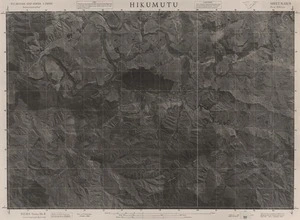 Hikumutu / this mosaic compiled by N.Z. Aerial Mapping Ltd. for Lands and Survey Dept., N.Z.