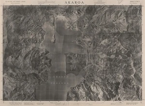 Akaroa / this mosaic compiled by N.Z. Aerial Mapping Ltd. for Lands and Survey Dept., N.Z.