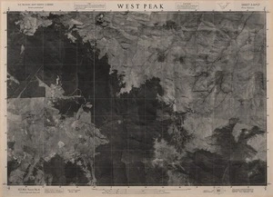 West Peak / this mosaic compiled by N.Z. Aerial Mapping Ltd. for Lands and Survey Dept., N.Z.
