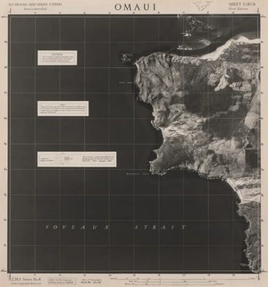 Omaui / this mosaic compiled by N.Z. Aerial Mapping Ltd. for Lands and Survey Dept., N.Z.